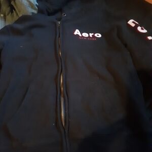 mens small aeropostale zip up